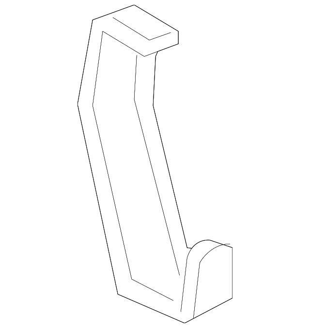 58992-AD010 Деталь FRONT CONSOLE MOUNT BRACKET, LEFT
