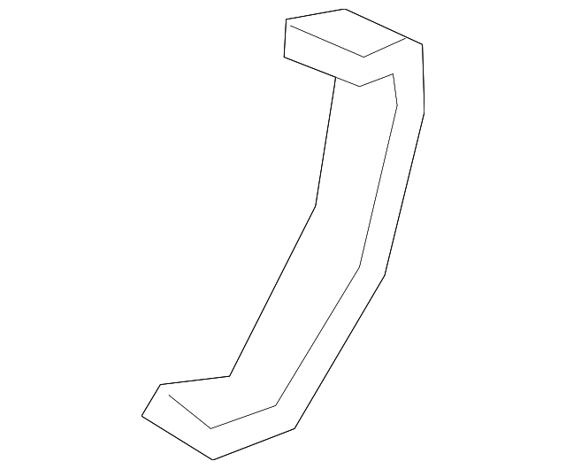 58991-AD010 Деталь FRONT CONSOLE MOUNT BRACKET, RIGHT