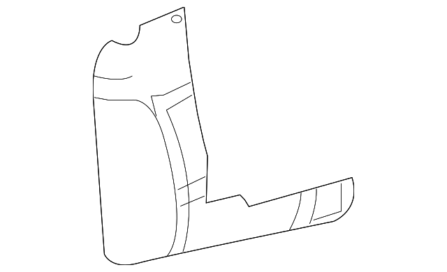 88940358 Деталь SEAT BACK PAD, RIGHT