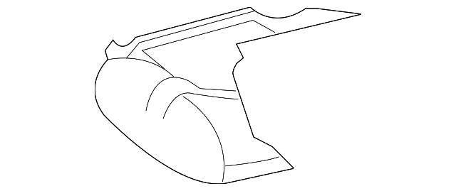 88940349 Деталь SEAT CUSHION PAD, LEFT