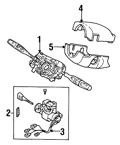 Sephia SHROUD, SWITCHES & LEVERS