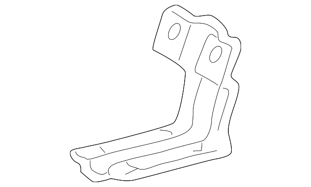 F85Z16N470EC Деталь REINFORCEMENT CENTER BRACKET, LEFT