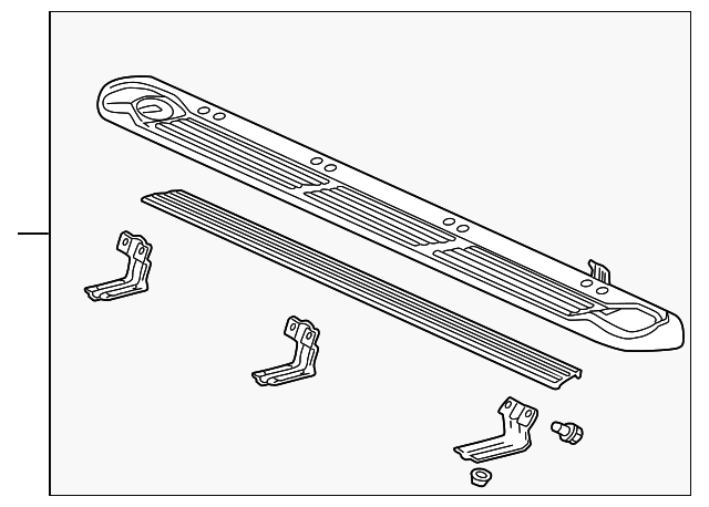 F85Z16450BBA Деталь RUNNING BOARD, LEFT