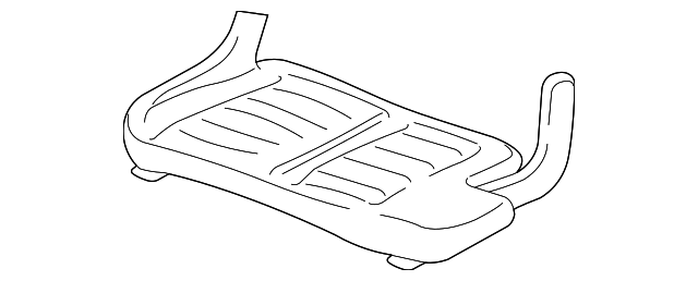 81736-S9V-A01 Деталь FRAME, L. MIDDLE SEAT CUSHION