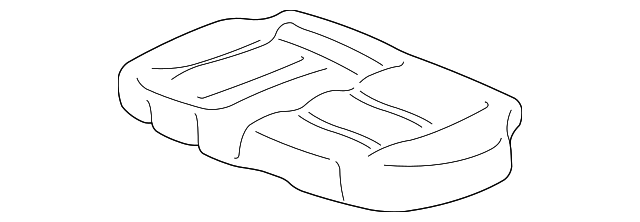 81731-S9V-A04ZB COVER, L. MIDDLE SEAT CUSHION TRIM *NH36