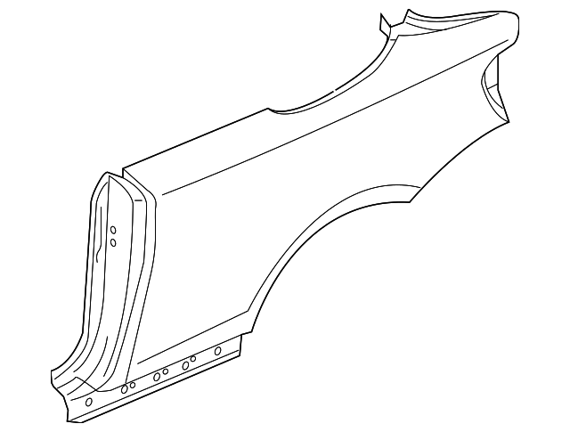 41-21-7-193-285 QUARTER PANEL, LEFT