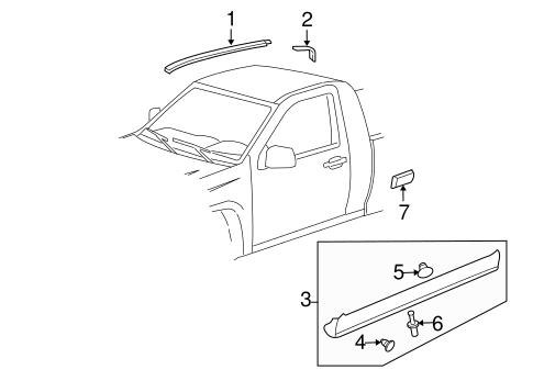 Colorado EXTERIOR TRIM - CAB