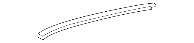 20876480 Деталь ROOF MOLDING, RIGHT