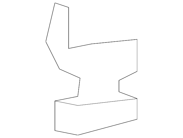 85737-3N000-RY TRUNK SIDE TRIM HANGER, LEFT
