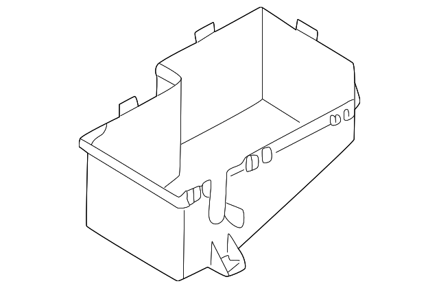 0K30A-66762A Деталь FUSE & RELAY BOX LOWER COVER