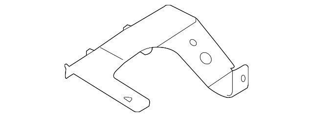 89870-1M060 Деталь BELT & RETRACTOR BRACKET, LEFT