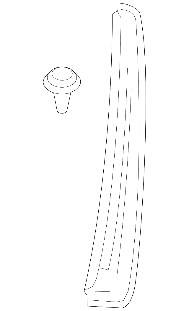 23227748 FRONT MOLDING, LEFT