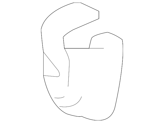 25766446 Деталь ANCHOR COVER