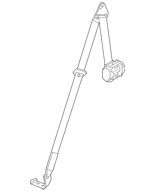 89022857 Деталь OUTER BELT, RIGHT