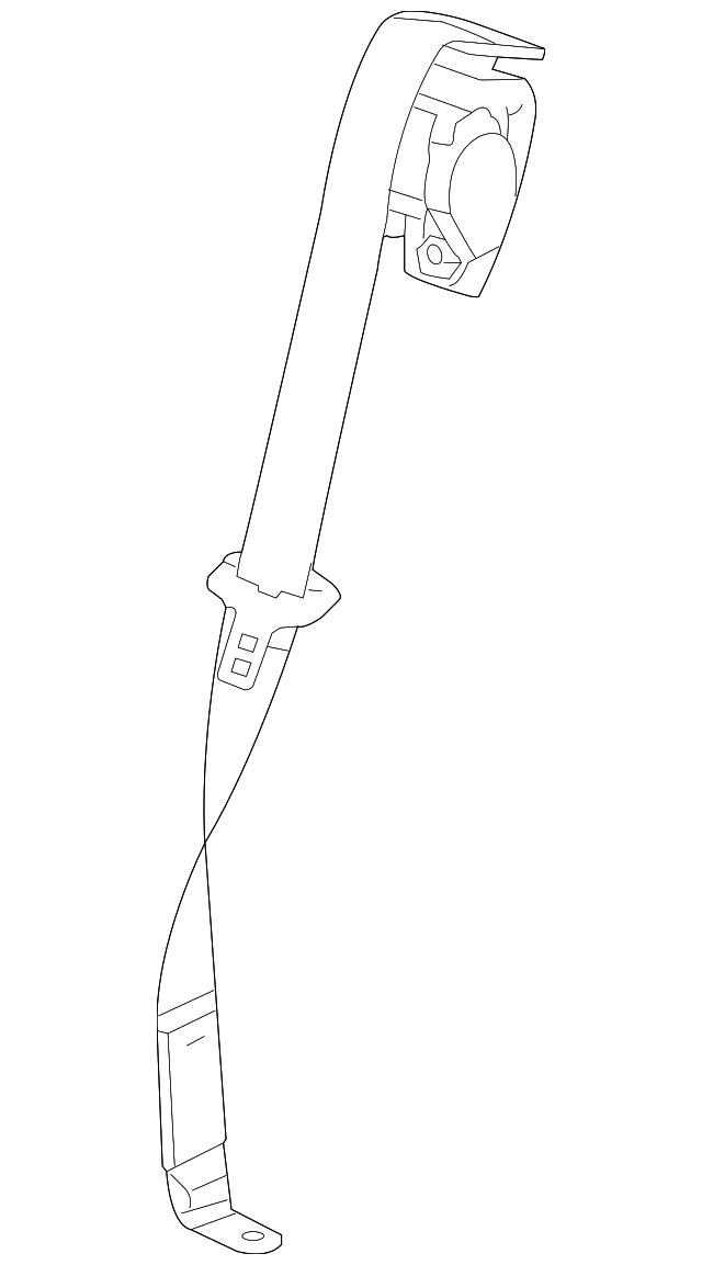 19178133 Деталь CENTER SEAT BELT