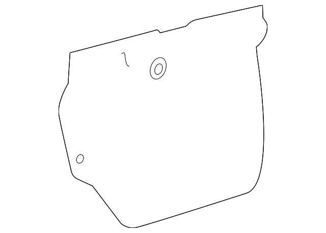 13387028 WATER DEFLECTOR, RIGHT