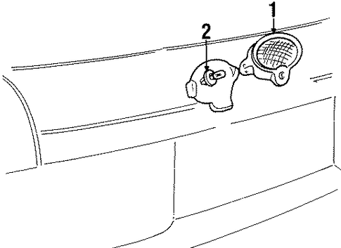 Allante HIGH MOUNTED STOP LAMP
