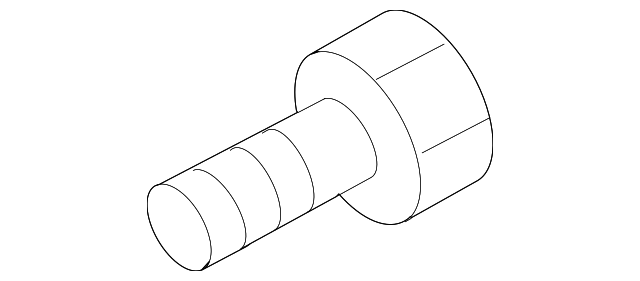 MU000598 Деталь BRACKET BOLT, LEFT