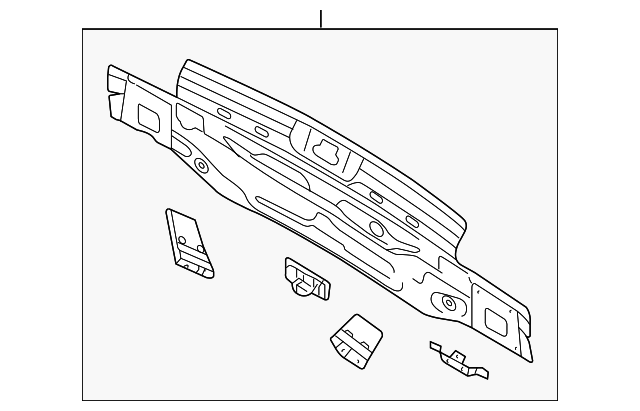 1K6-813-301-B REAR BODY PANEL