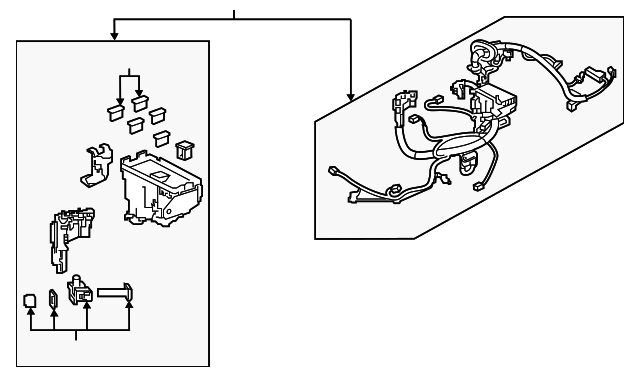 32120-T5R-A70 Деталь WIRE HARNESS, L. CABIN