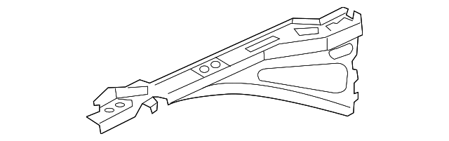 211-620-57-34 UPPER RAIL, LEFT