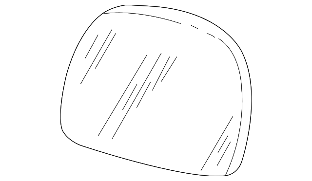 1C3Z17K707AA Деталь MIRROR GLASS, RIGHT