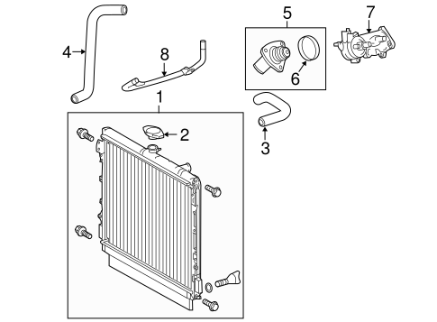 Tundra RADIATOR & COMPONENTS