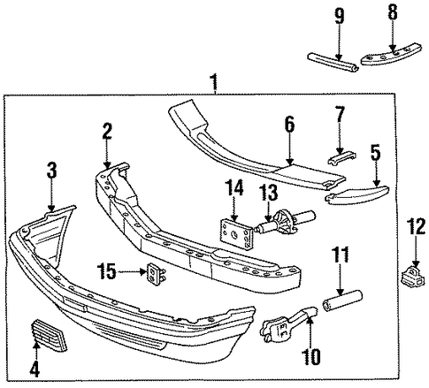 350SDL FRONT BUMPER