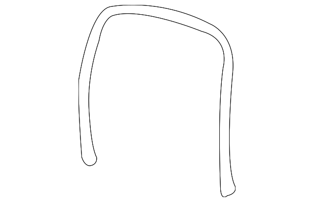 12492739 Деталь SEAT BACK COVER WIRE, RIGHT
