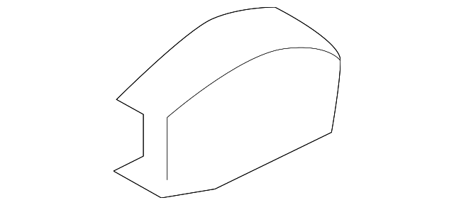 15797194 Деталь RETRACTOR ASSY COVER, RIGHT