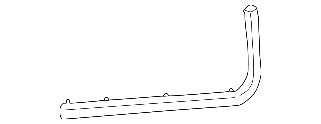 4724770AB Деталь LOWER W'STRIP, RIGHT