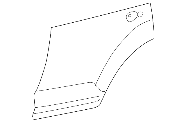 4724834AB Деталь OUTER PANEL, RIGHT