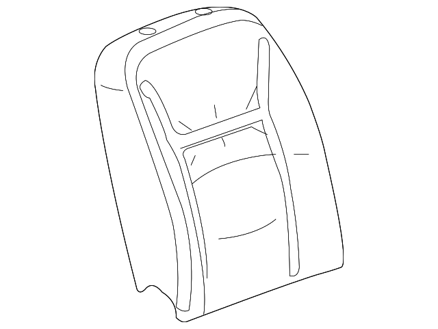 19124552 SEAT BACK PAD, RIGHT