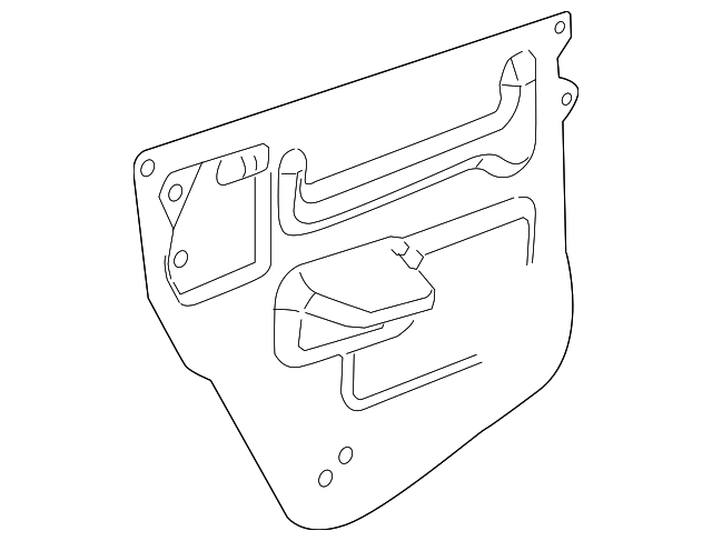 25876410 Деталь WATER DEFLECTOR, LEFT