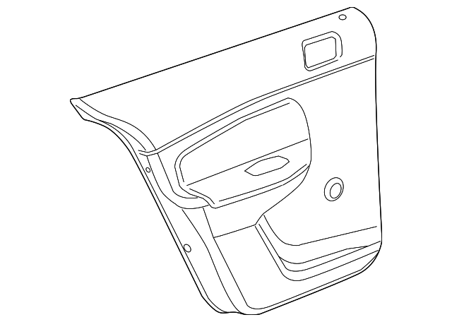 25825715 Деталь DOOR TRIM PANEL, LEFT