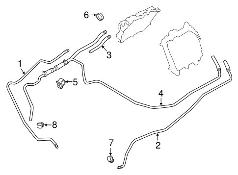 M6 Gran Coupe HOSES & PIPES