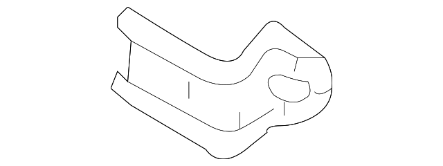 53258-0E010 SIDE BRACKET, LEFT