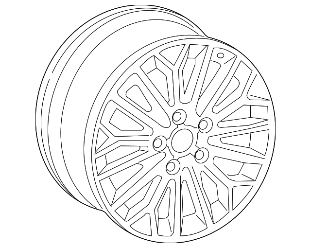 8V0-601-025-BJ Деталь WHEEL, ALLOY