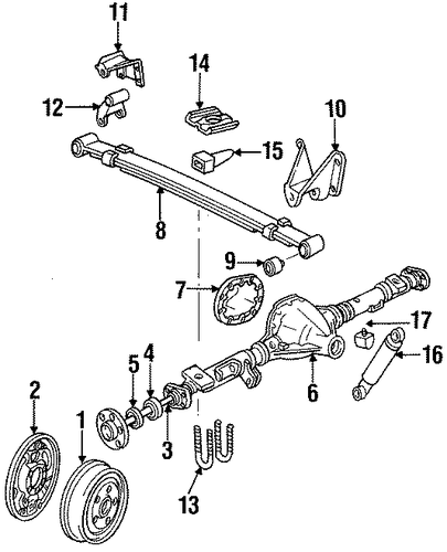 B2300 REAR BRAKES