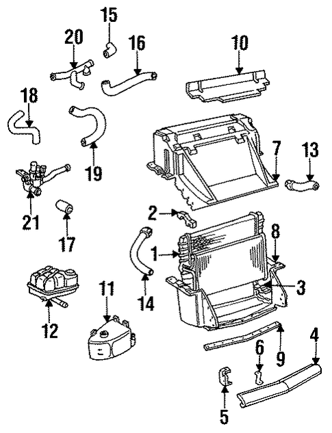 Corvette RADIATOR & COMPONENTS 2