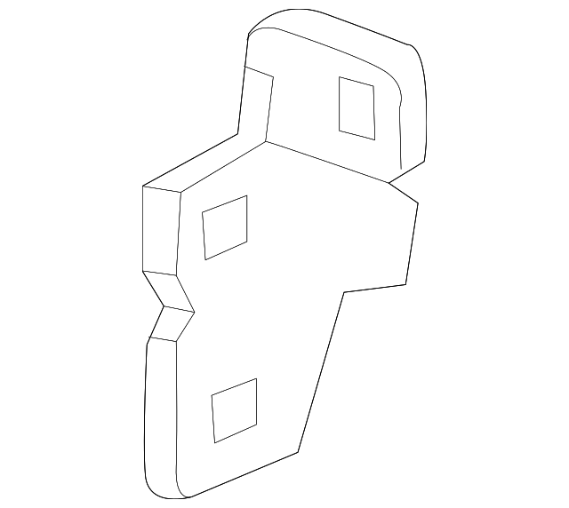 68214358AC LOWER HINGE, RIGHT