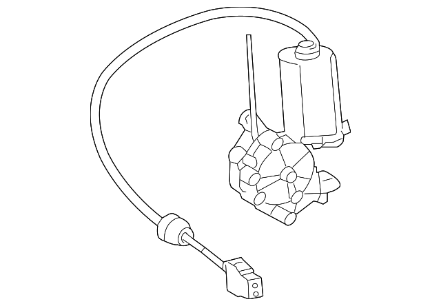 1Y0-959-811 Деталь MOTOR, LEFT