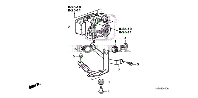 CHASSIS/ABS MODULATOR for 2009 Honda FIT #1