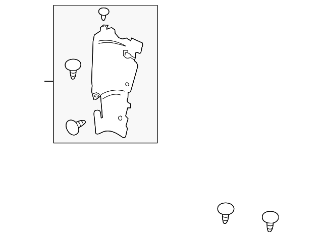 BC3Z-8310-A Деталь SIDE AIR BAFFLE, RIGHT
