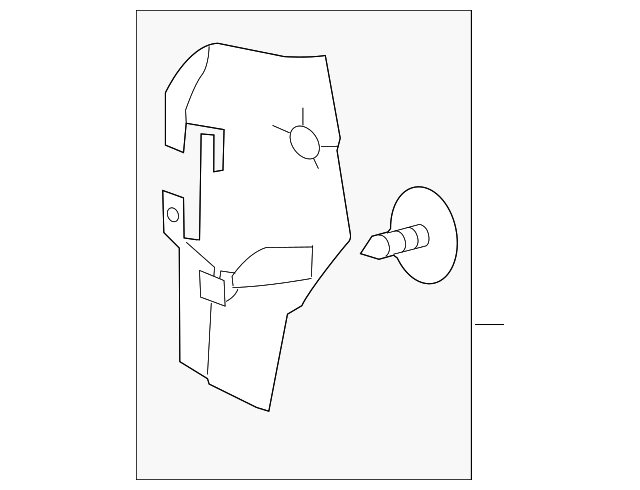 BC3Z-9E944-A Деталь INNER SHIELD, LEFT
