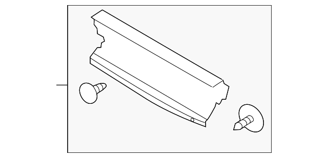 BC3Z-8327-A Деталь LOWER DEFLECTOR