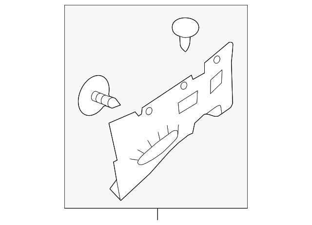 BC3Z-9E944-D Деталь SIDE SHIELD, LEFT