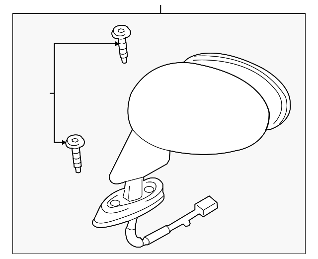 NE51-69-120G-87 Деталь MIRROR ASSY, RIGHT