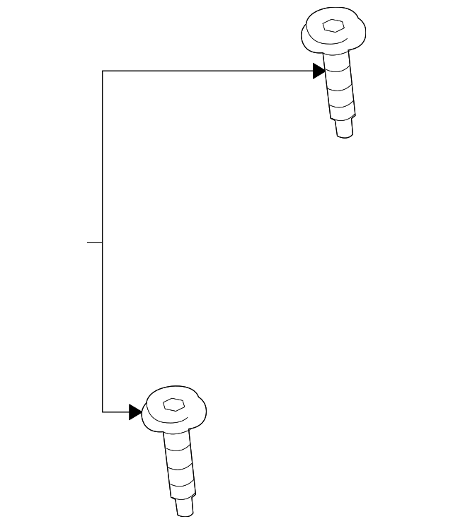 9YAA-30-602A Деталь MIRROR GLASS BOLT, LEFT