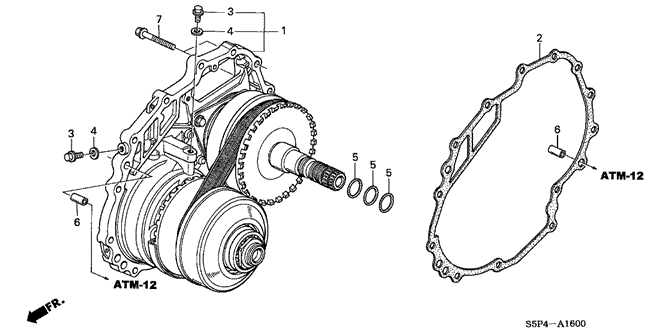 CIVIC COUPE CVT INTERMEDIATE PLATE (CVT)